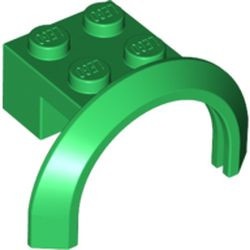 50745-6 Spatbord/sierboog 4 x 2 1/2 x 2 (HOGE boog) groen NIEUW *1B020