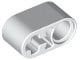 60483-1 Technic, Hefbalk 1x2 dik met PINGAT en ASGAT wit NIEUW *1DT00