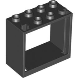 60598-11 Raam 2x4x3 Frame breed zie paneel 4133 OPEN NOPPEN zwart NIEUW *