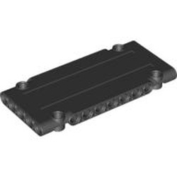 64782-11G Technic, Sierpaneel plat 5x11x1 zwart gebruikt *4T087