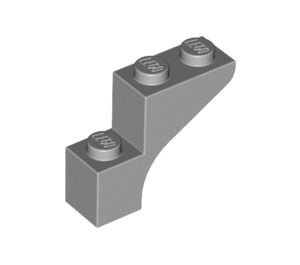 88292-86 Steen, halve boog 1x3x2 (trapsgewijs) grijs, licht (blauwachtig) NIEUW *1B376