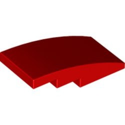93606-5G Dakpan 4x2 gebogen geen noppen rood gebruikt *1D037