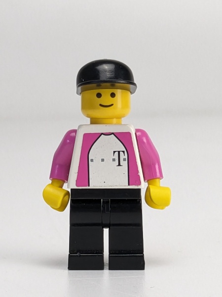 tel001sG Telecom wielrenner - met stickers op torso gebruikt *0M0000