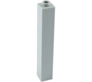 2453a-86 Steen 1x1x5 OPEN nop grijs, licht (blauwachtig) NIEUW *5K0000