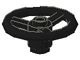 2819-11G Technic, stuur 3 noppen breed zwart gebruikt *0B016