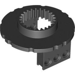 2856-11G Technic Draaischijf type 1 basis zwart gebruikt *5D000