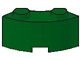 3063-6 Steen 2x2 gebogen (Macaroni) groen NIEUW *1B064