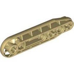 32177-2G Technic, aangepaste hefbalk 1x7 crème gebruikt *0B010