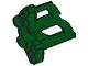 32190-6G Technic, Sierpaneel # 1 Large Short, Large Holes, Side A groen gebruikt *5K000