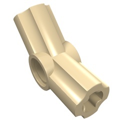 32191-2 Technic, Sierpaneel # 2 Large Short, Large Holes, Side B crème NIEUW *5K000