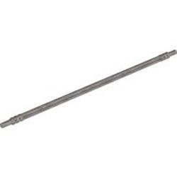32235-66G Technic, zachte as lengte 19 noppen grijs, lichtparel gebruikt *