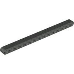 32278-10G Technic, Hefbalk 1x15 dik donker, grijs (klassiek) gebruikt *1D000