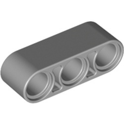 32523-86G Technic, Hefbalk 1x3 dik grijs, licht (blauwachtig) gebruikt *0D001