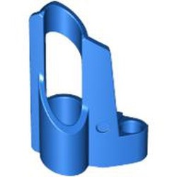 32527-7G Technic, Sierpaneel # 5 Small Short, Large Hole, Side A blauw gebruikt *4T064