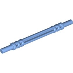 32580-42 Technic, zachte as lengte 7 noppen blauw, midden gebruikt *