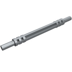 32580-66 Technic, zachte as lengte 7 noppen grijs, lichtparel NIEUW *