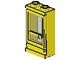 32bc01-3G Deur 1x2x3 links KLASSIEK met glas geel gebruikt *1C028