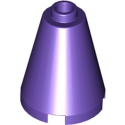 3942c-89G Kegel 2x2x2 volledig open nop paars, donker gebruikt *1R020