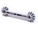 41666-9G Technic, Arm 1x7 met 2x Tandwiel 9 tanden Double Bevel Ends lichtgrijs (klassiek) gebruikt *0D000