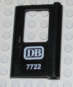 4182pb024-11G Trein, Deur 1x4x5 rechts DB 7722 zwart gebruikt *1D0000