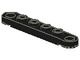 4262-11G Technic, Plaat 1x6 met gaten zwart gebruikt *0D407