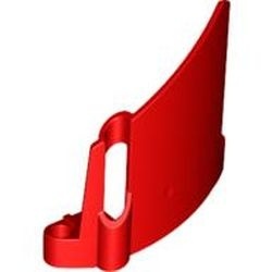 44353-5G Technic, Sierpaneel #23 Large Short, Small Hole, Side B rood gebruikt *