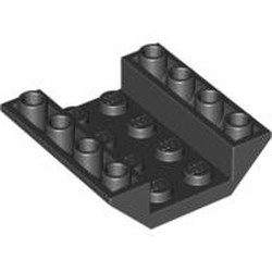 4854-11G Omgekeerde dakpan 45 graden 4x4 dubbel zwart gebruikt *1D014