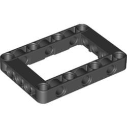 64179-11 Technic Hefbalk 5x7 open midden zwart NIEUW *1D000
