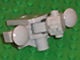 64424c01-86 Trein-Buffer met ingesealde magneet type 1 of 2 grijs, licht (blauwachtig) NIEUW *