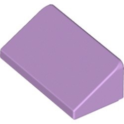 85984-154 Dakpan klein 30 graden 2x1x 2/3 (2 nop breed) lavender, licht NIEUW *1B192