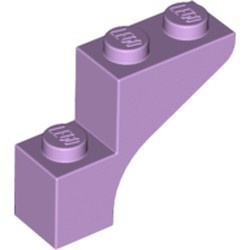 88292-154 Steen, halve boog 1x3x2 (trapsgewijs) lavender, licht NIEUW *1B376