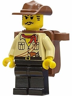 adv041G Johnny Thunder (Desert) met Backpack gebruikt *0M0000