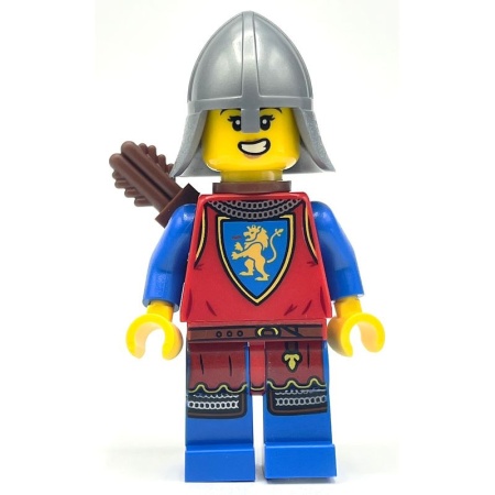 cas565 Ridder, Leeuwenkoning helm met nekbescherming met pijlhouder NIEUW *