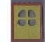 fabbc1-5G FABULAND Deurframe met deur geel rood gebruikt *