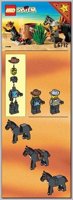 INS6712-G 6712 BOUWBESCHRIJVING- Sheriff's Showdown gebruikt *LOC RBS