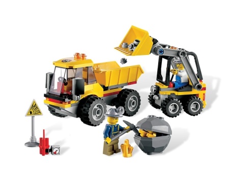 Set 4201 Set 4201 Loader and Dump Truck (99% compleet) gebruikt *