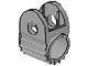 2790-9G Technic, Besturing Tandwiel Houder lichtgrijs (klassiek) gebruikt *0L0000