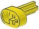2853-3 Technic Engine Crankshaft (m. aspin) geel NIEUW *1D000