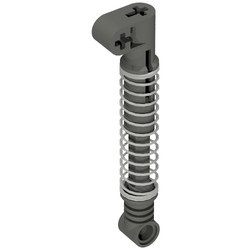 2909c03-10G Technic Schokbreker 9.5L, ZACHTE veer donker, grijs (klassiek) gebruikt *