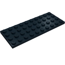 3030-11G Platte plaat 4x10 zwart gebruikt *1A040