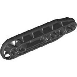 32177-11G Technic, aangepaste hefbalk 1x7 zwart gebruikt *0B010