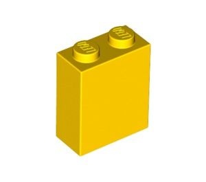 3245b-3 Steen 1x2x2 met ashouder binnen geel NIEUW *2-4