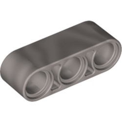 32523-67 Technic, Hefbalk 1x3 dik zilver, metallic gebruikt *0D001