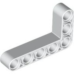 32526-1G Technic, Hefbalk 3x5 L-vorm dik wit gebruikt *1D000