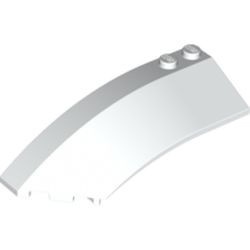 41750-1 Steen, wig 8x3x2 links open wit NIEUW *4D000
