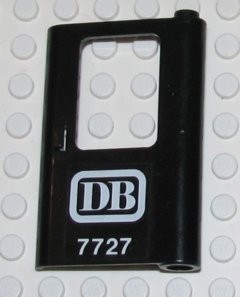 4182pb023-11G Trein, Deur 1x4x5 rechts DB 7727 zwart gebruikt *1D0000