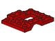 4211-5G Bodemplaat 4x5 rood gebruikt *3D000