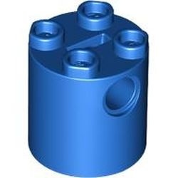 43857-7G Technic, Hefbalk 1x2 dik blauw gebruikt *0D000