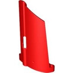 44350-5G Technic, Sierpaneel #20 Large Long, Small Hole, Side A rood gebruikt *