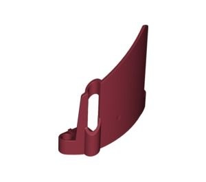 44353-59 Technic, Sierpaneel #23 Large Short, Small Hole, Side B rood, donker NIEUW *
